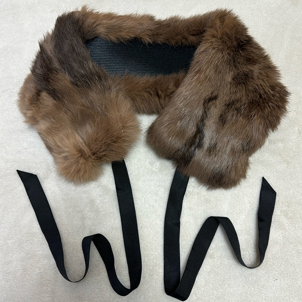 Real Rabbit Fur Collar